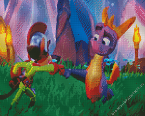 Spyro Reignited Trilogy Diamond Painting