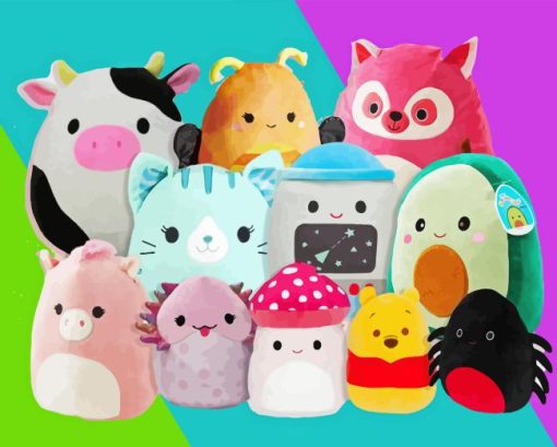 Squishmallows Toys Diamond Painting