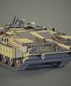 Stridsvagn 103 Tank Diamond Painting