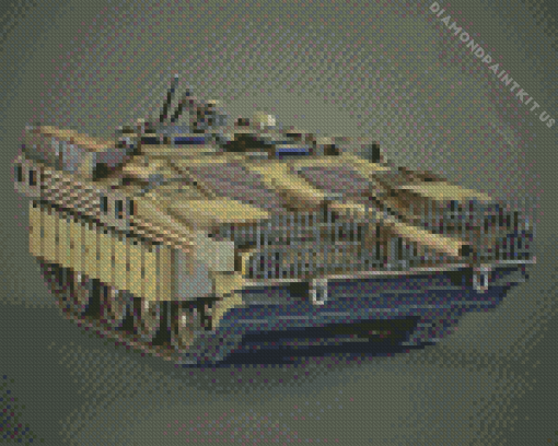 Stridsvagn 103 Tank Diamond Painting