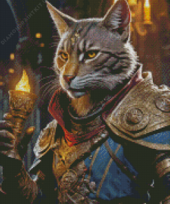 Tabaxi Rogue Diamond Painting