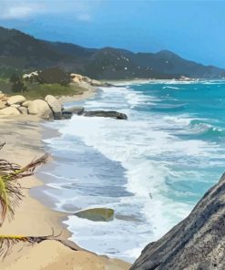 Tayrona Beach Diamond Painting