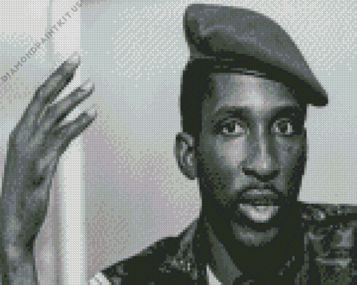 Thomas Sankara Prime Minister Diamond Painting