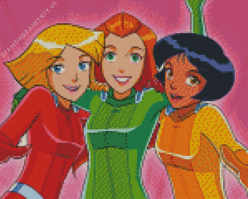 Totally Spies Animation Diamond Painting