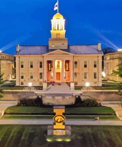 University of Iowa Building Diamond Painting