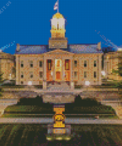 University of Iowa Building Diamond Painting