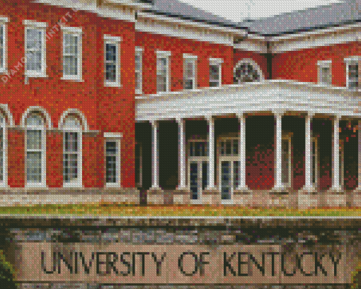 University of Kentucky Building Diamond Painting