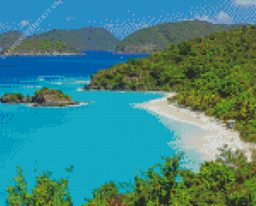 Us Virgin Islands Seascape Diamond Painting