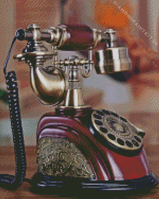 Vintage Retro Phone Diamond Painting