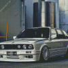 White BMW E30 Diamond Painting