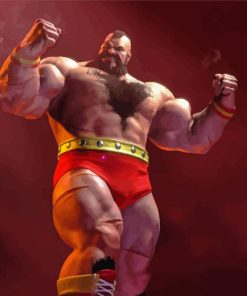 Zangief Street Fighter Diamond Painting