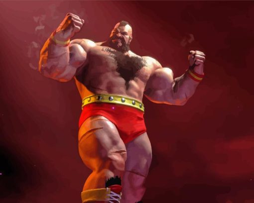 Zangief Street Fighter Diamond Painting