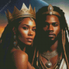 African King And Queen Diamond Painting