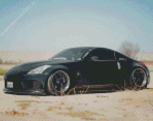 Black Nissan 350Z Diamond Painting