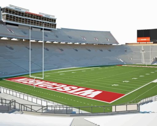 Camp Randall Stadium Diamond Painting