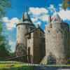 Castell Coch Castle Diamond Painting