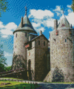 Castell Coch Castle Diamond Painting