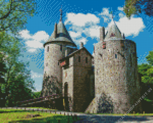 Castell Coch Castle Diamond Painting