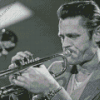 Chet Baker Jazz Trumpeter Diamond Painting