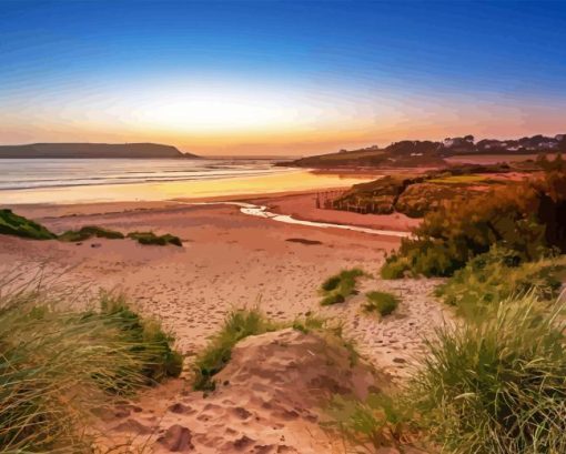 Daymer Bay Beach Diamond Painting