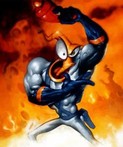 Earthworm Jim Game Diamond Painting