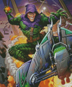 Green Goblin Character Diamond Painting