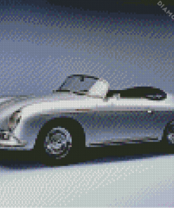 Grey Old Porsche Diamond Painting