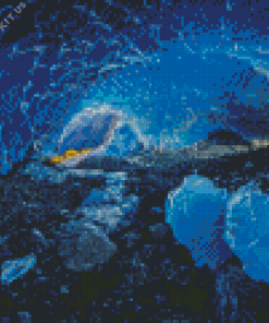 Blue Ice Cave Diamond Painting