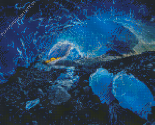 Blue Ice Cave Diamond Painting