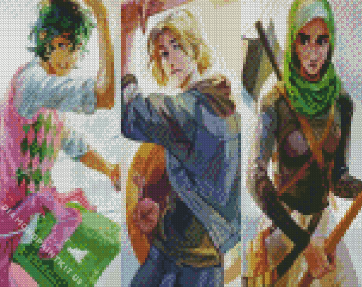 Magnus Chase Characters Diamond Painting