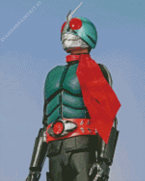 Masked Rider Serie Diamond Painting