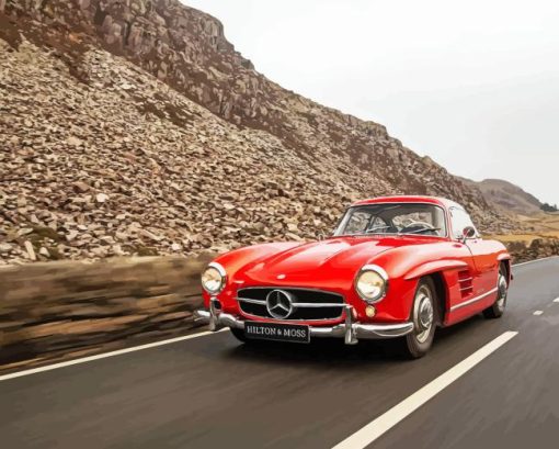 Mercedes 300sl Diamond Painting