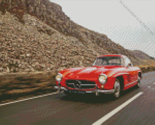 Mercedes 300sl Diamond Painting