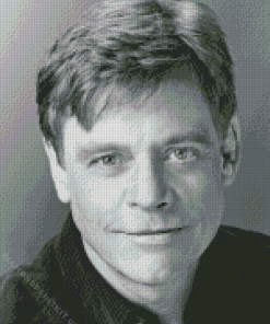 Monochrome Mark Hamill Diamond Painting