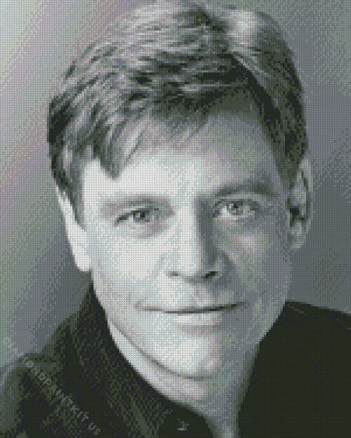 Monochrome Mark Hamill Diamond Painting