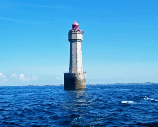 Phare de la Jument France Diamond Painting