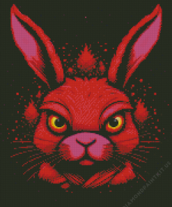 Red Rabbit Art Diamond Painting