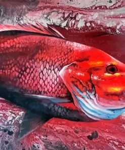 Red Snapper Art Diamond Painting