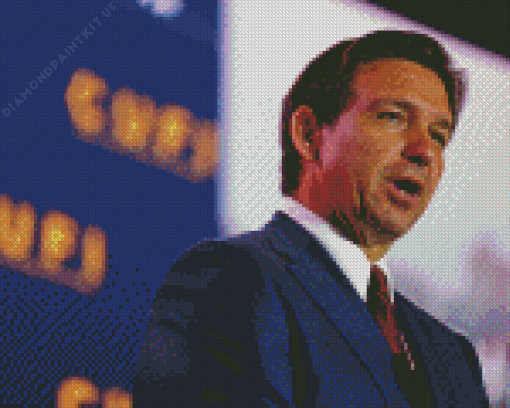 Ron DeSantis Politician Diamond Painting