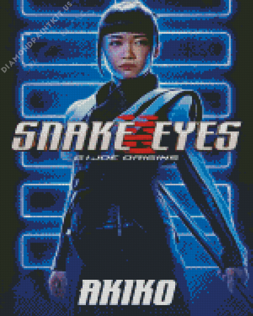 Snake Eyes Movie Diamond Painting