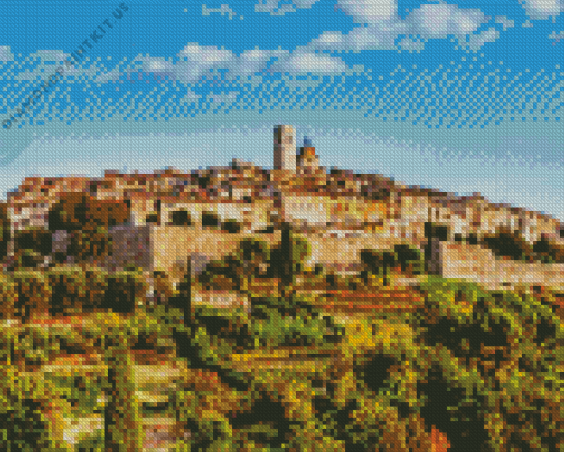 Saint Paul de Vence Diamond Painting