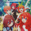 The Quintessential Quintuplets Diamond Painting