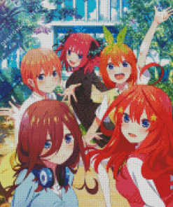 The Quintessential Quintuplets Diamond Painting