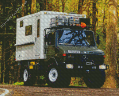 Unimog Truck Diamond Painting