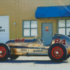 Vintage Racing Car Diamond Painting