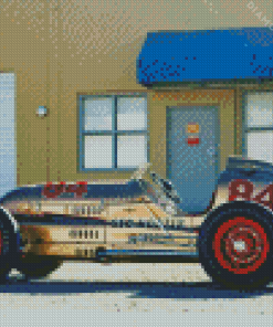 Vintage Racing Car Diamond Painting