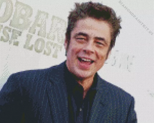 Benicio del Toro Actor Diamond Painting