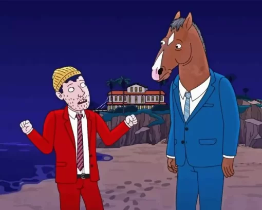 Bojack and Todd Diamond Painting