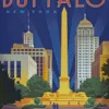 Buffalo New York Poster Diamond Painting