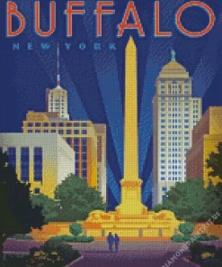 Buffalo New York Poster Diamond Painting